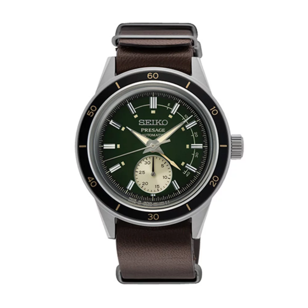 Montre pour homme automatique Seiko Presage SSA451 - Vert