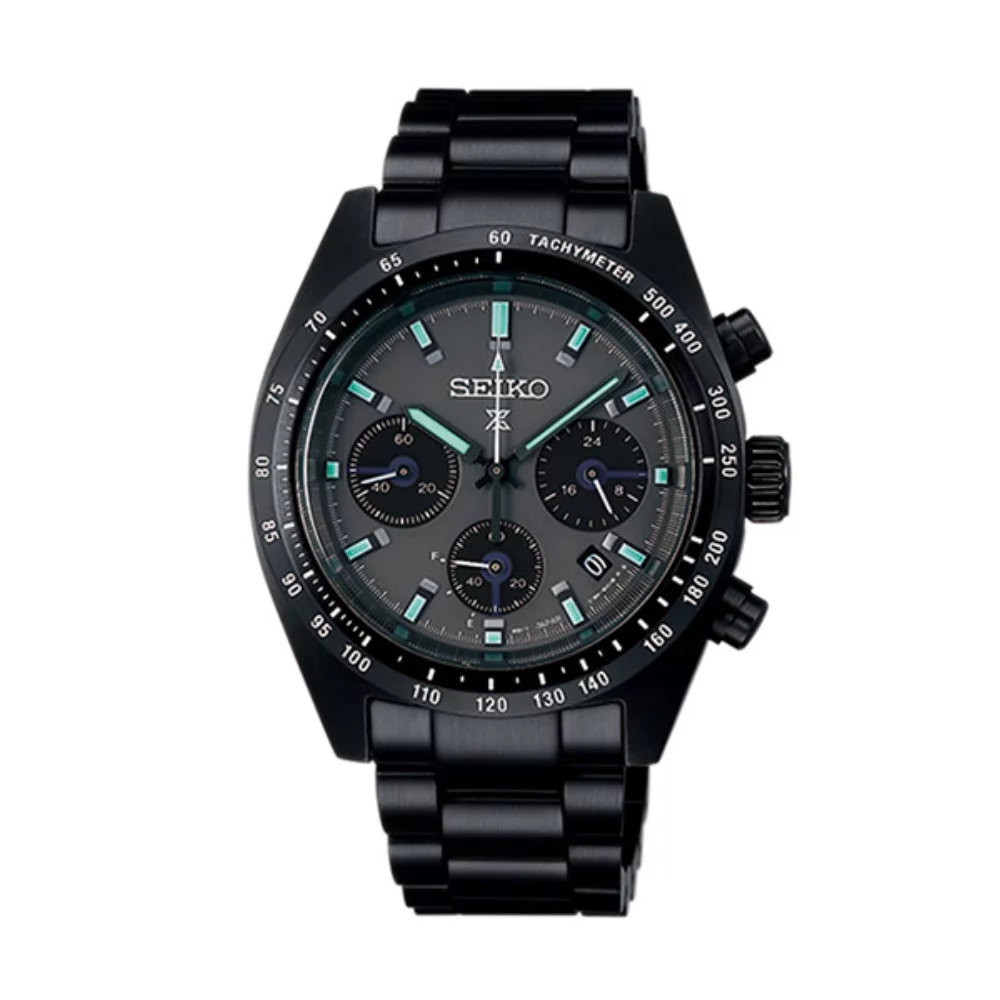 Seiko Prospex SSC917 Montre de plongée chronographe solaire pour homme - Noir