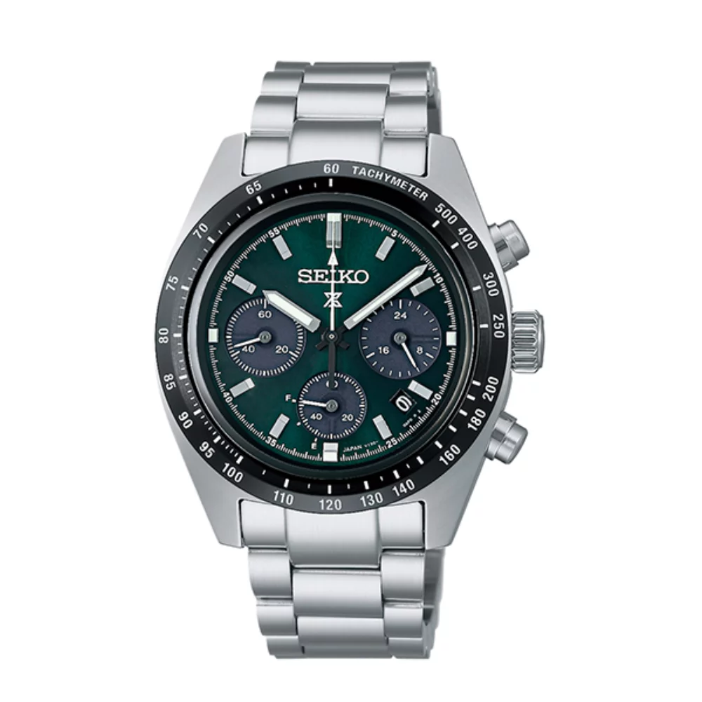 Montre pour homme Seiko Prospex SSC933 Chronographe Solaire - Noir