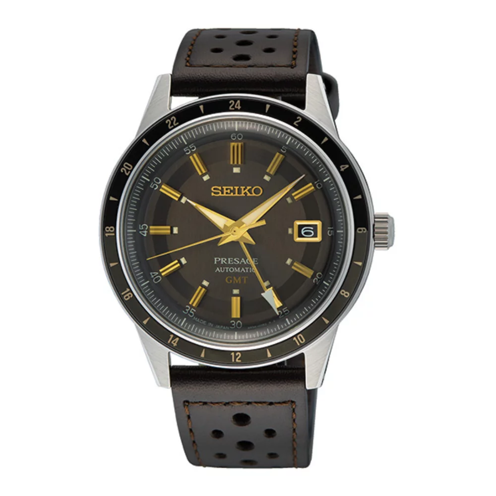 Montre pour homme automatique Seiko Presage SSK013 - marron