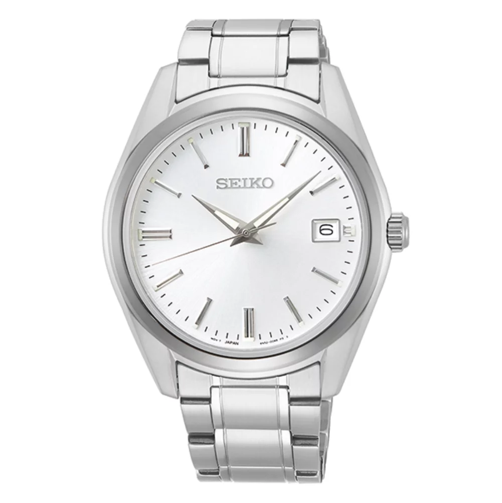 Montre classique pour homme Seiko SUR307 - Argent