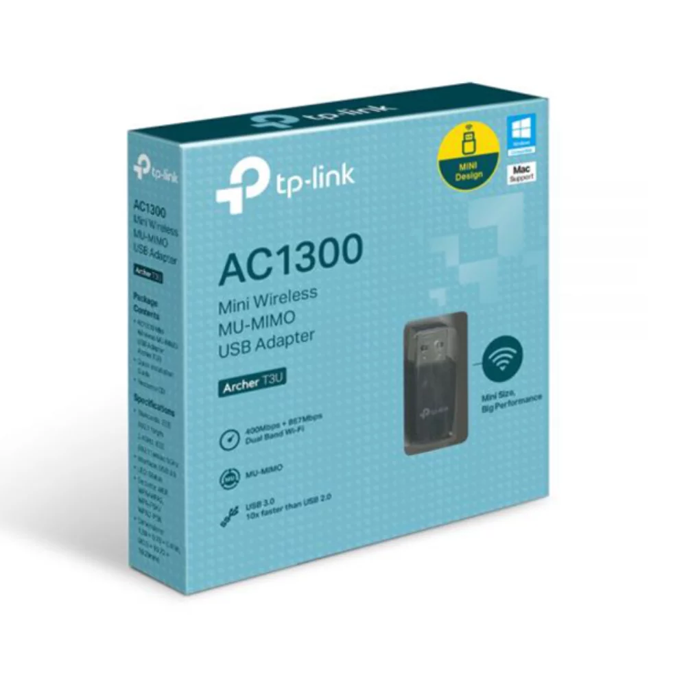 AC1300 Mini Wireless MU-MIMO USB Adapter