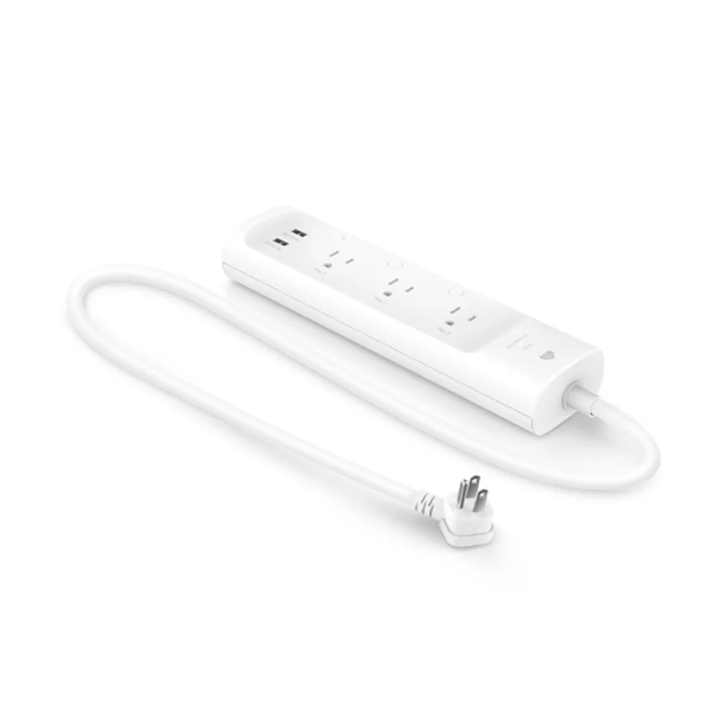 Bande de puissance intelligente Wi-Fi Kasa, 3 prises. 3 prises intelligentes + 2 ports USB