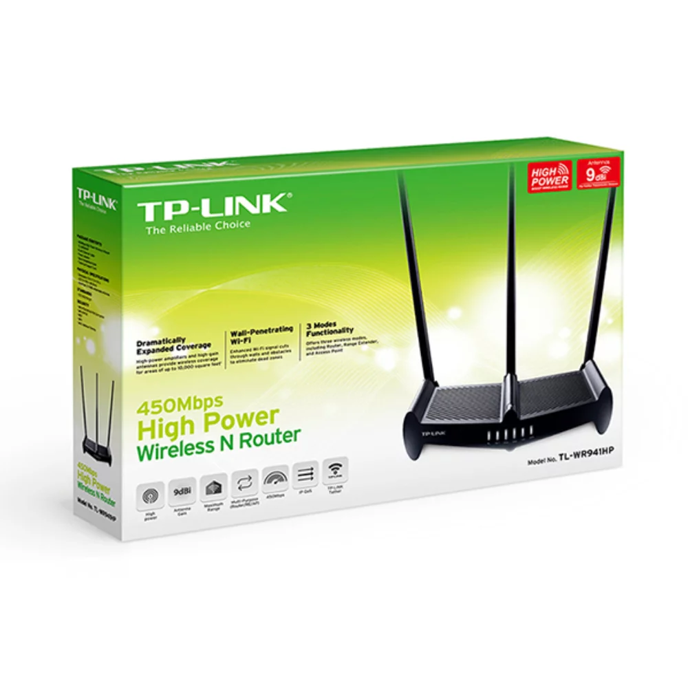 Routeur sans fil N haute puissance TL-WR941HP 450 Mbps