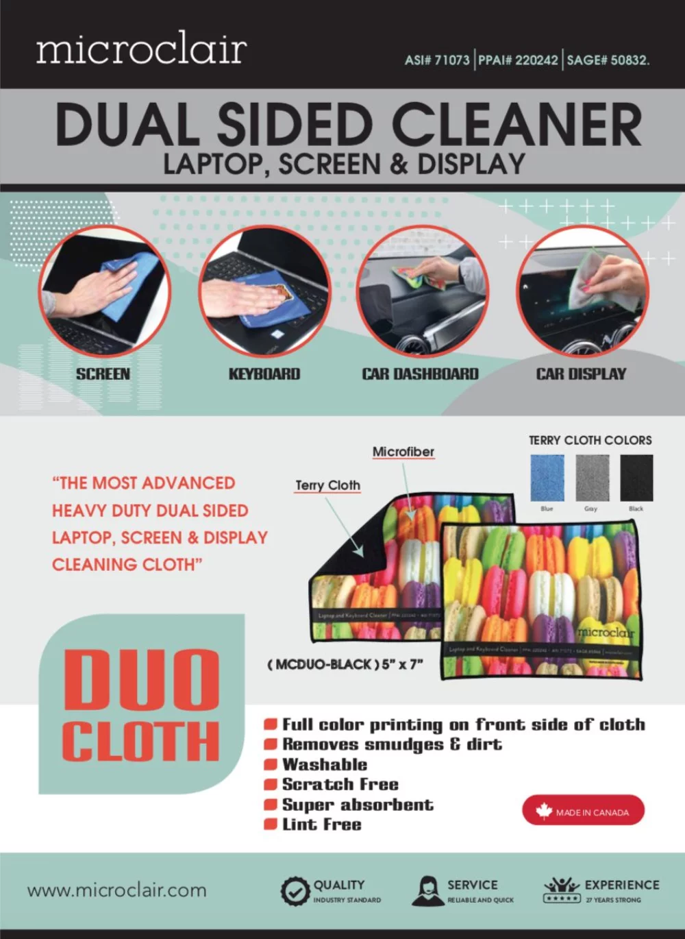 Dual-Sided Laptop Cleaner
