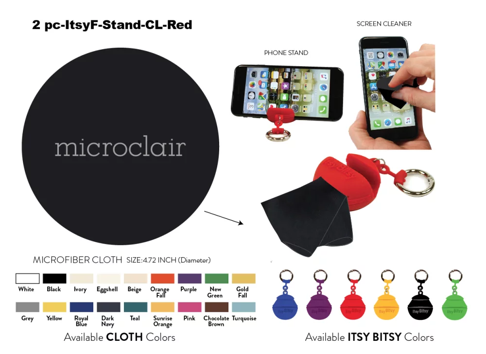 Itsy Bitsy Silicone Phone Stand/Cleaner