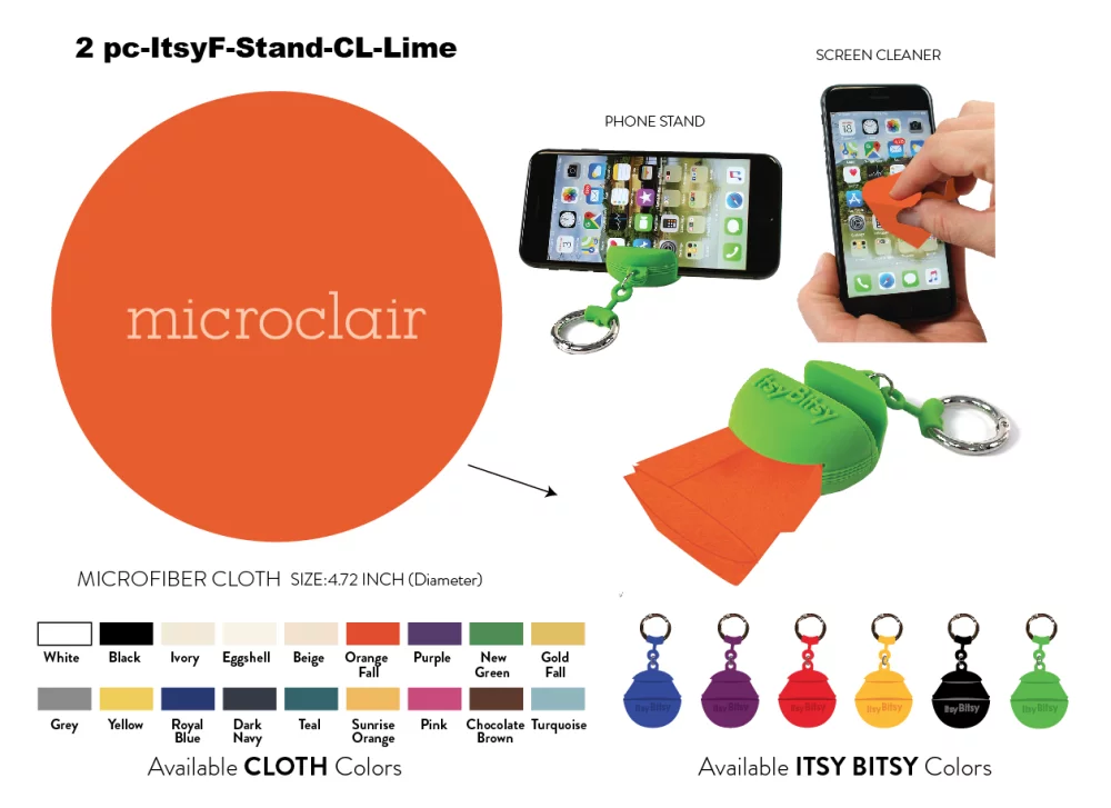 Itsy Bitsy Silicone Phone Stand/Cleaner