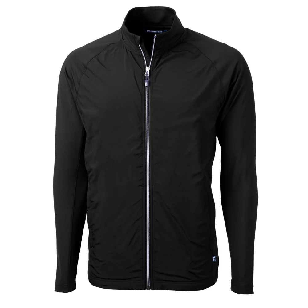 Veste zippée Cutter & Buck Adapt Eco Knit Hybrid recyclée pour homme grande taille