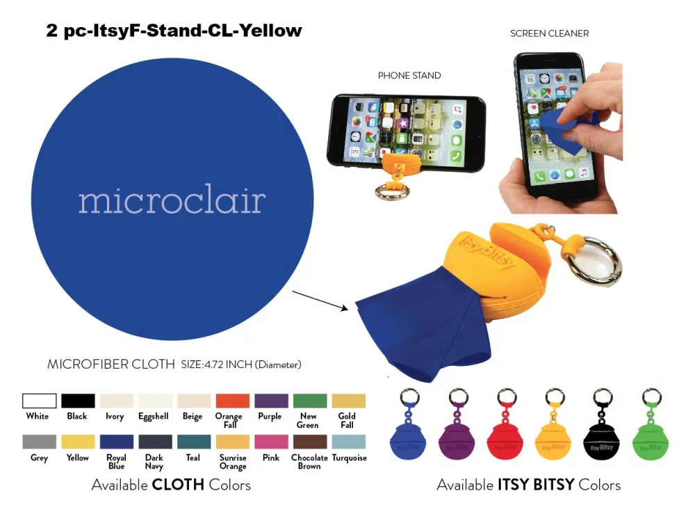 Itsy Bitsy Silicone Phone Stand/Cleaner