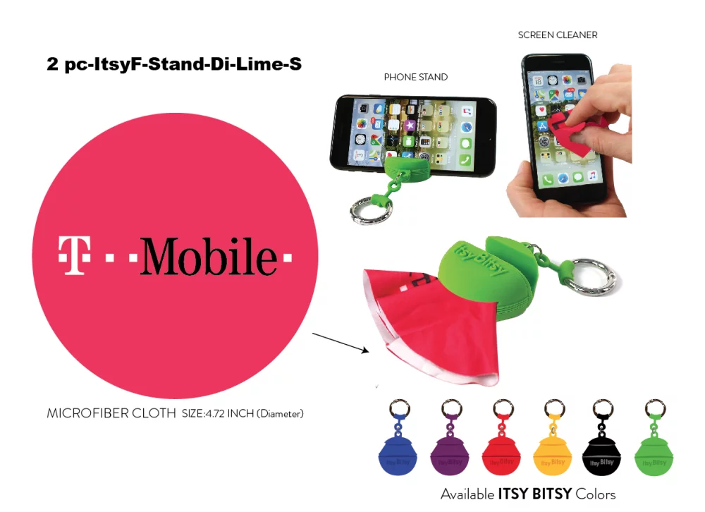 Itsy Bitsy Cleaner and Silicone Phone Stand