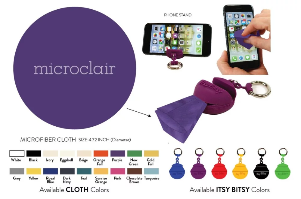 Itsy Bitsy Cleaner and Silicone Phone Stand