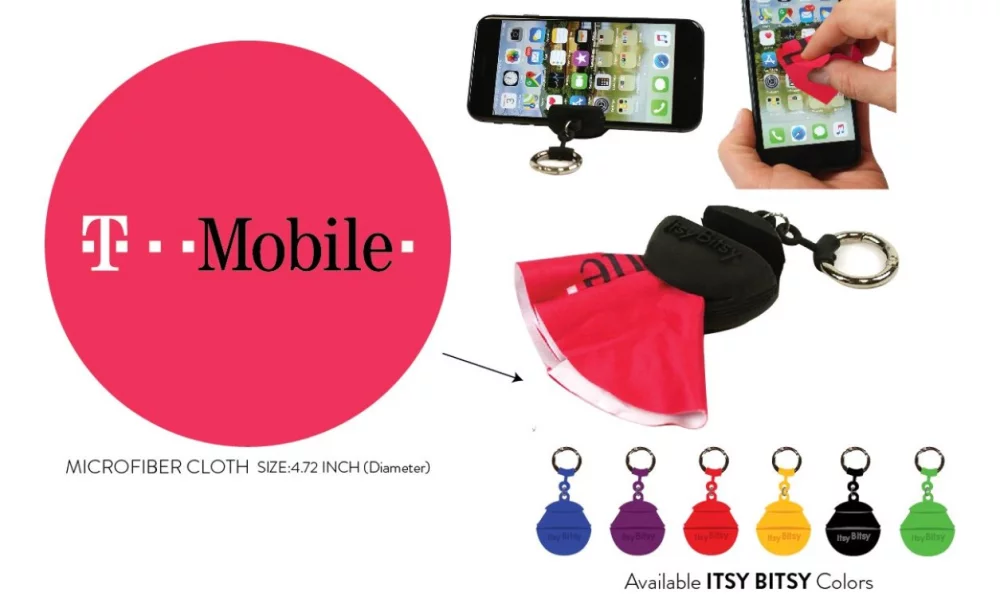Nettoyeur Itsy Bitsy et support de téléphone en silicone