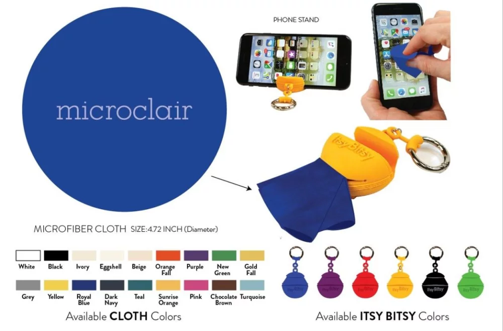 Nettoyeur Itsy Bitsy et support de téléphone en silicone