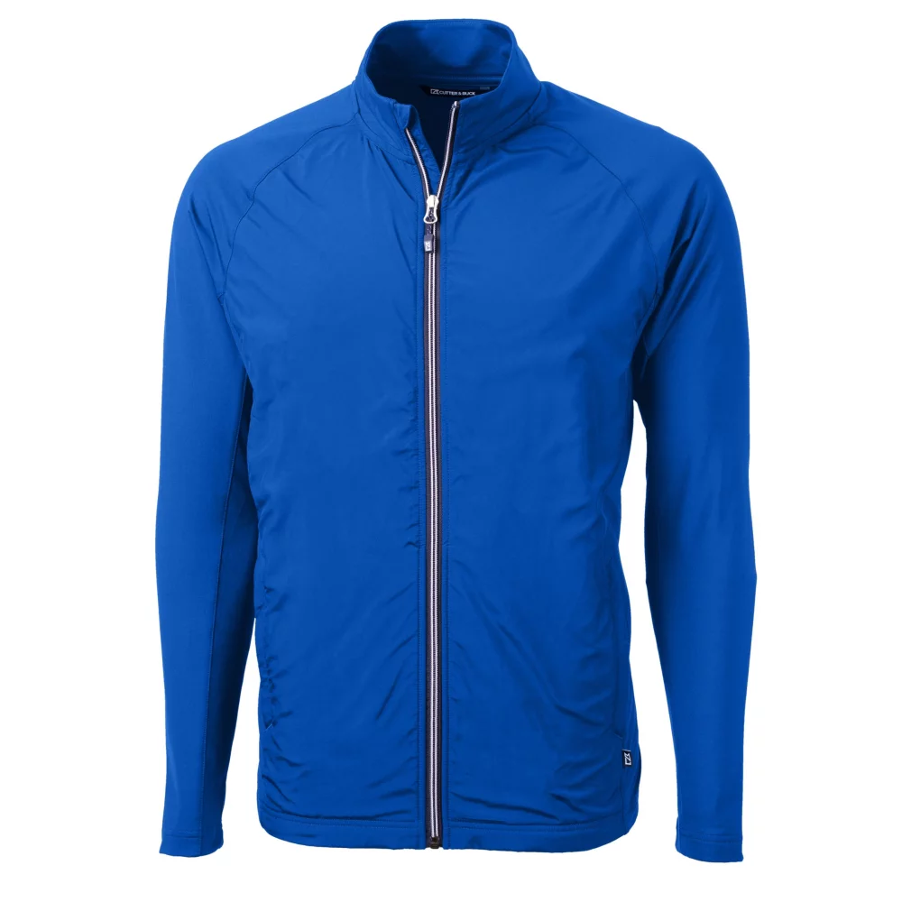 Veste zippée Cutter & Buck Adapt Eco Knit Hybrid recyclée pour homme grande taille