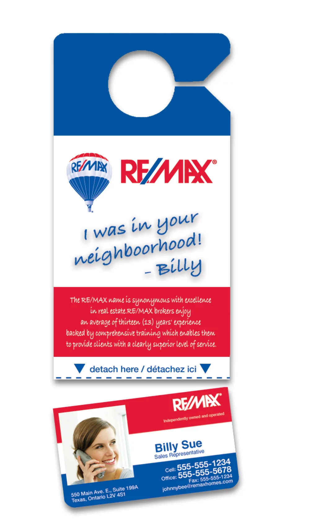 Perforated Door Hanger (8 1/2"x3 3/8")