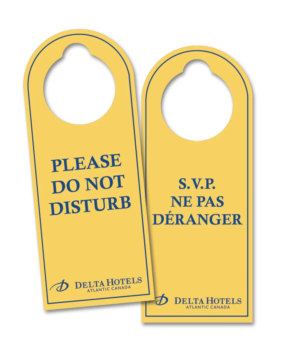 Laminated Door Hanger (8 3/8"x3")