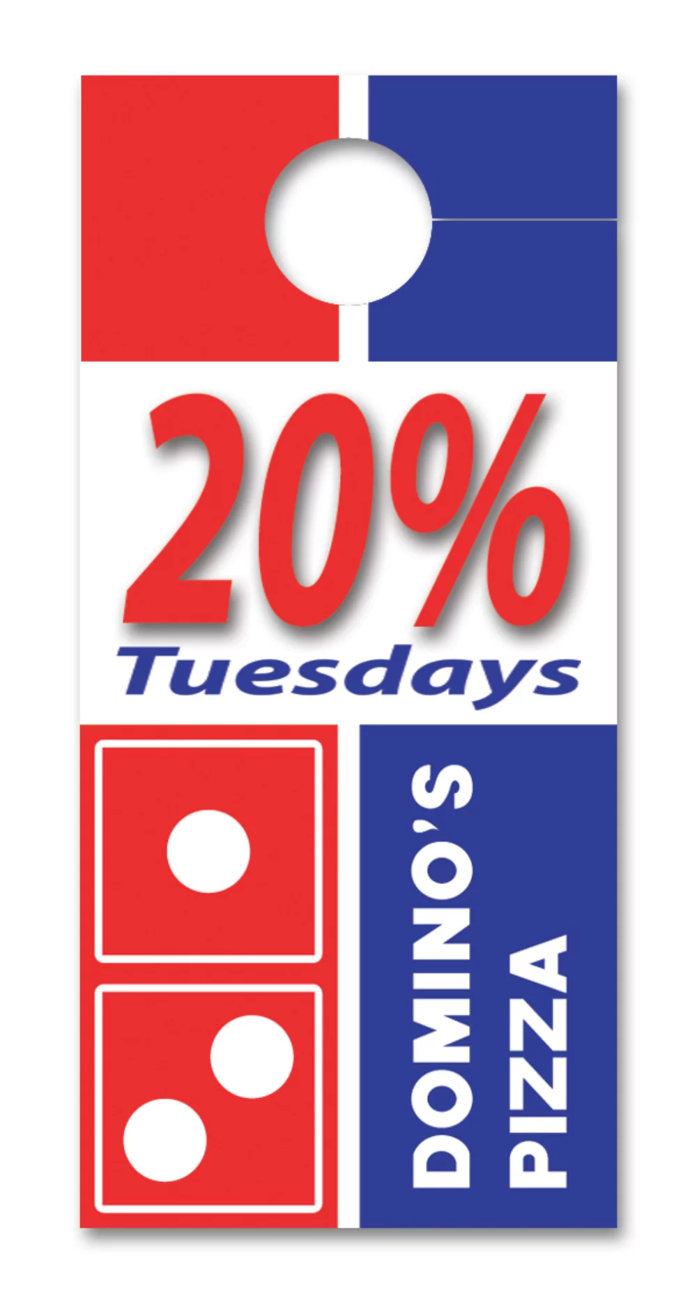 Laminated Door Hanger (8 1/4"x3 3/4")