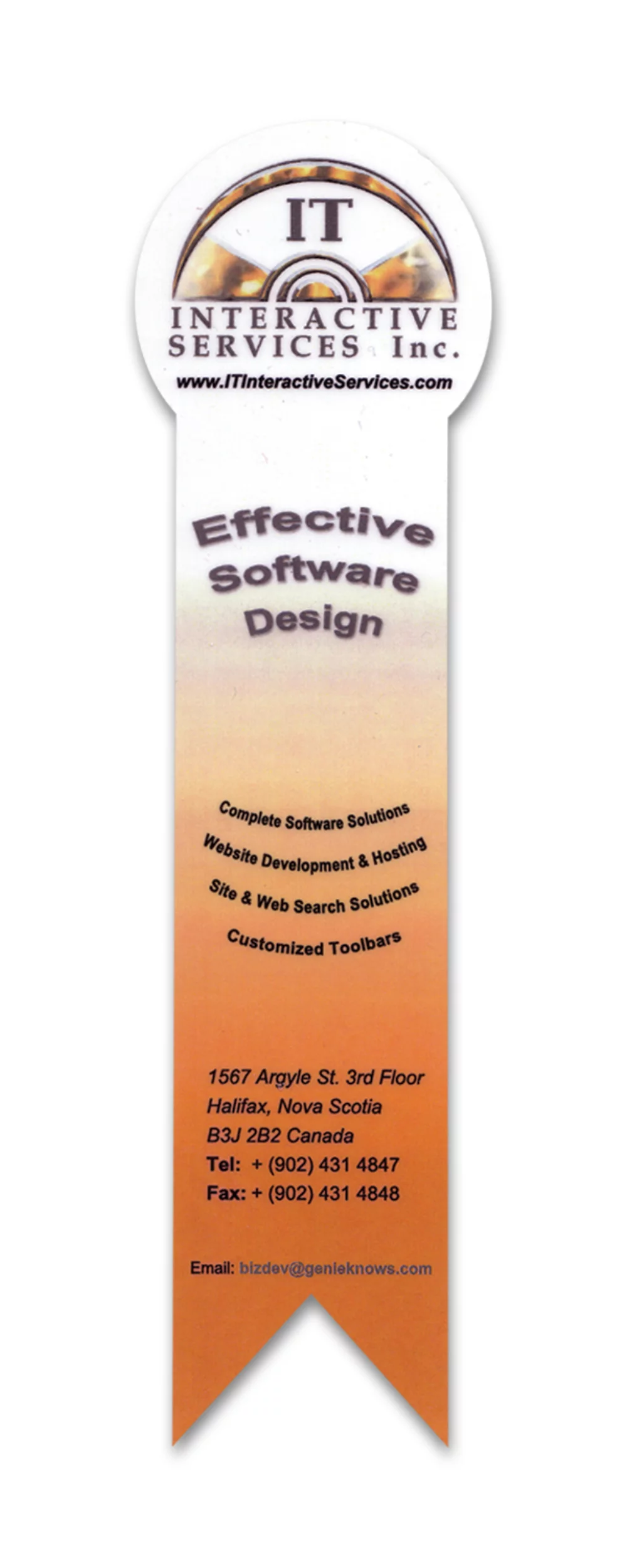 Signet (7 5/8" x 2 1/8")