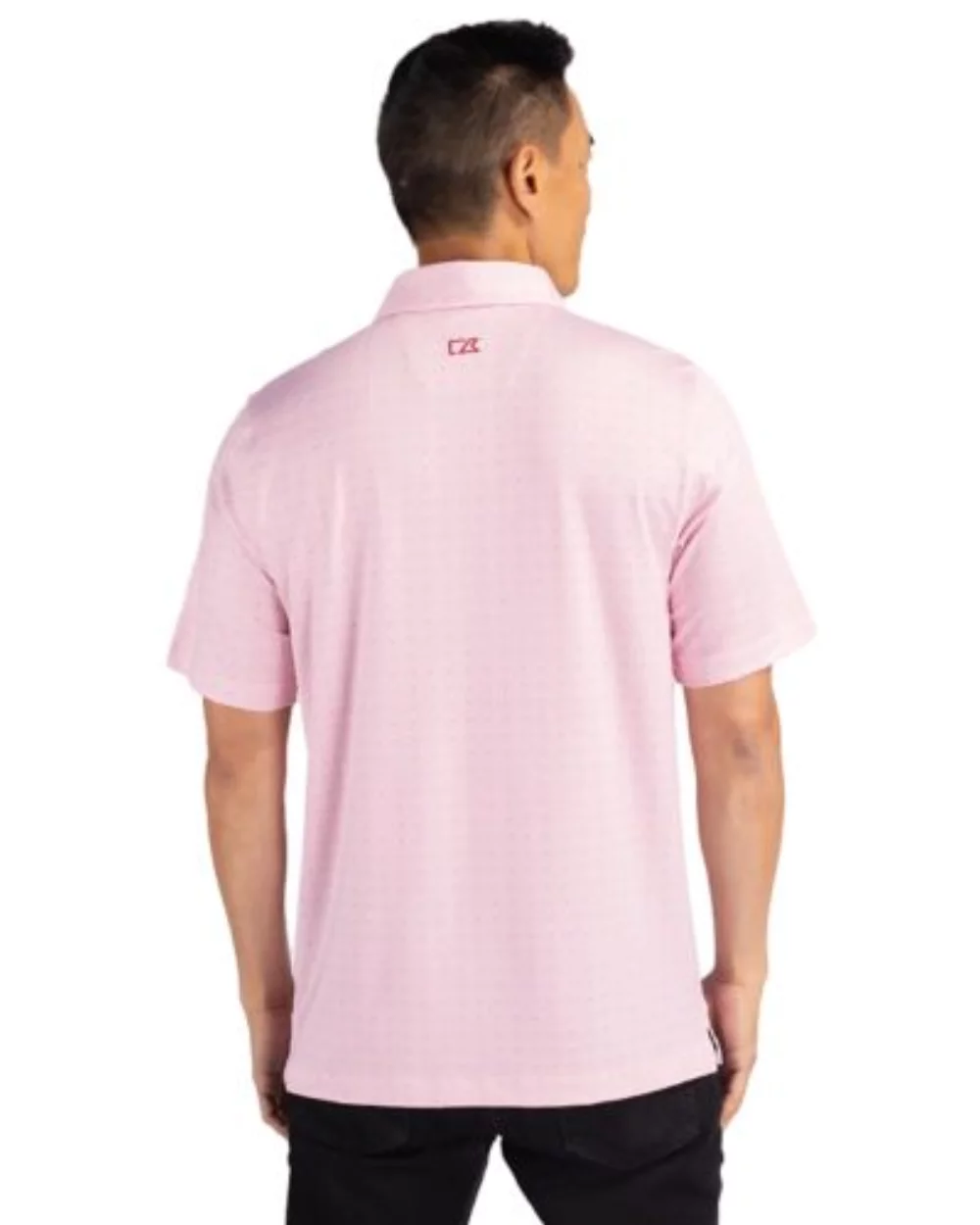 Cutter & Buck Pike Double Dot Print Stretch Mens Big and Tall Polo