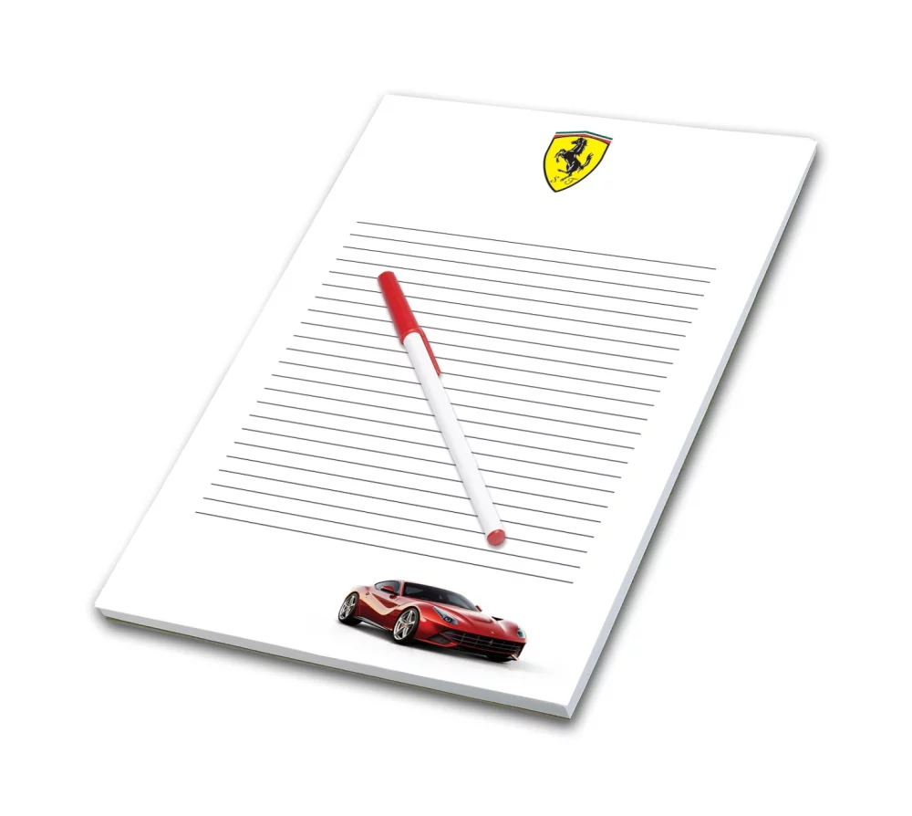 Bloc-notes de 25 feuilles avec stylo - 2 couleurs (8"x11")