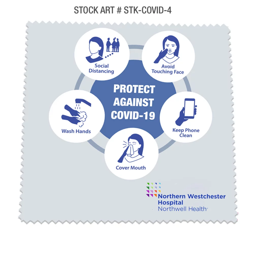 Chiffon en microfibre en couleur pleine (6" x 6")