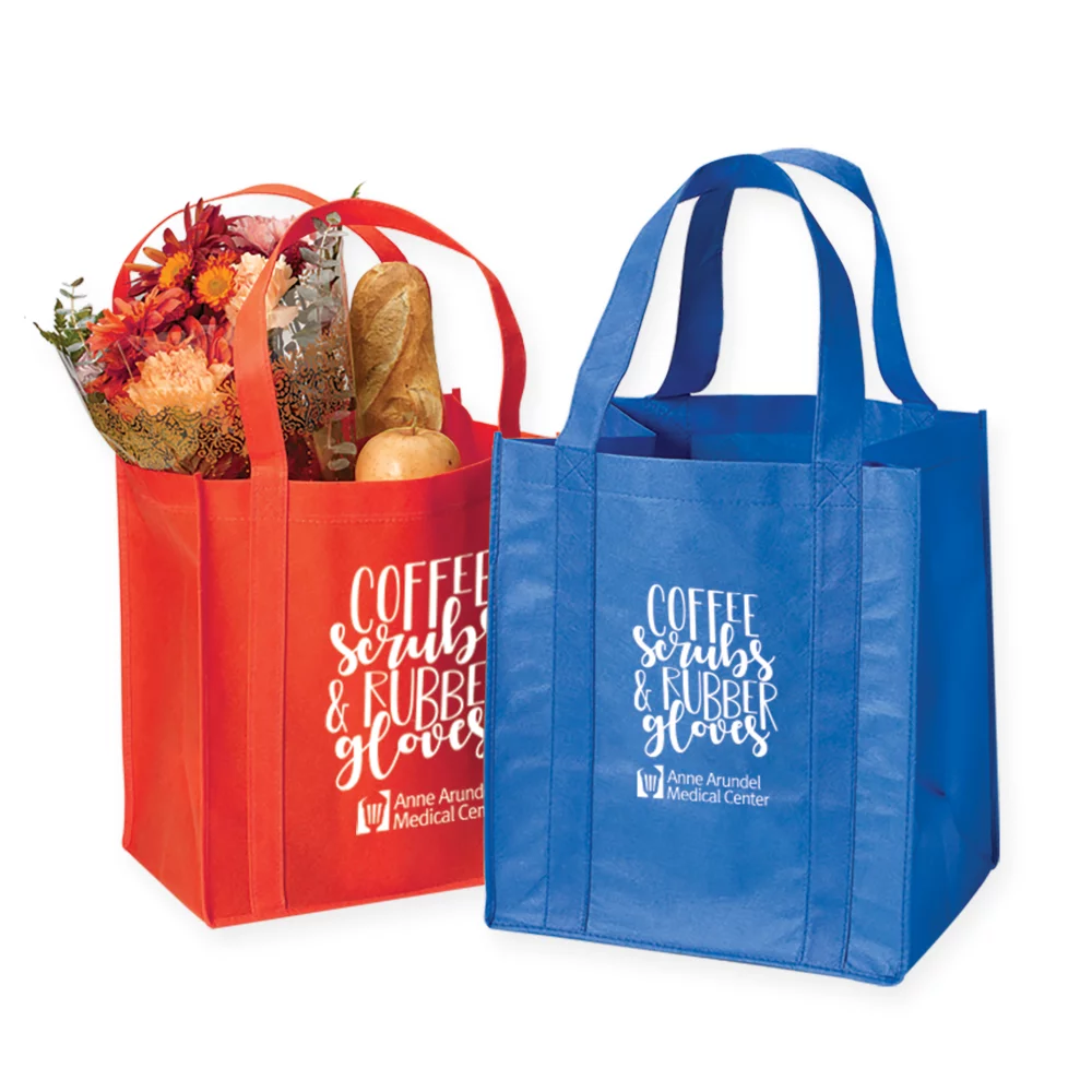Non-Woven Tote Bag w/Reinforced Handles
