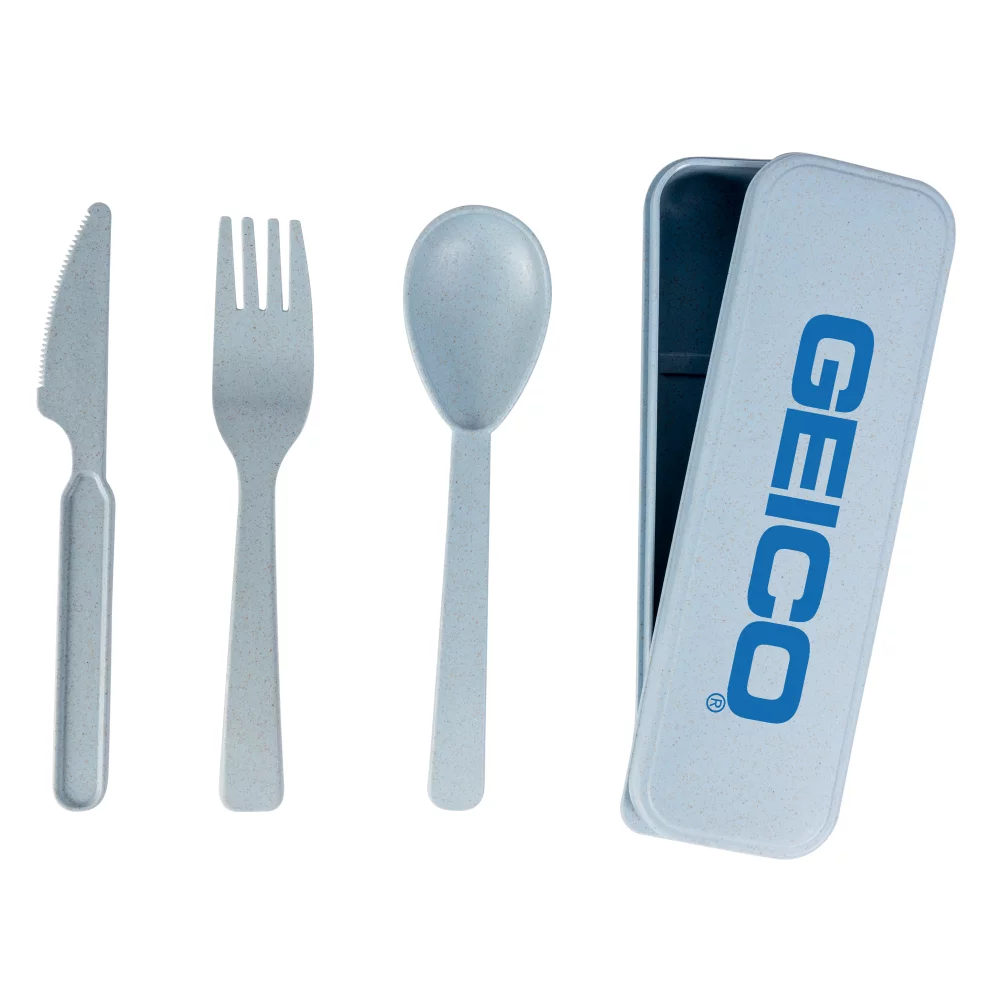 Wheat Straw Utensil Set