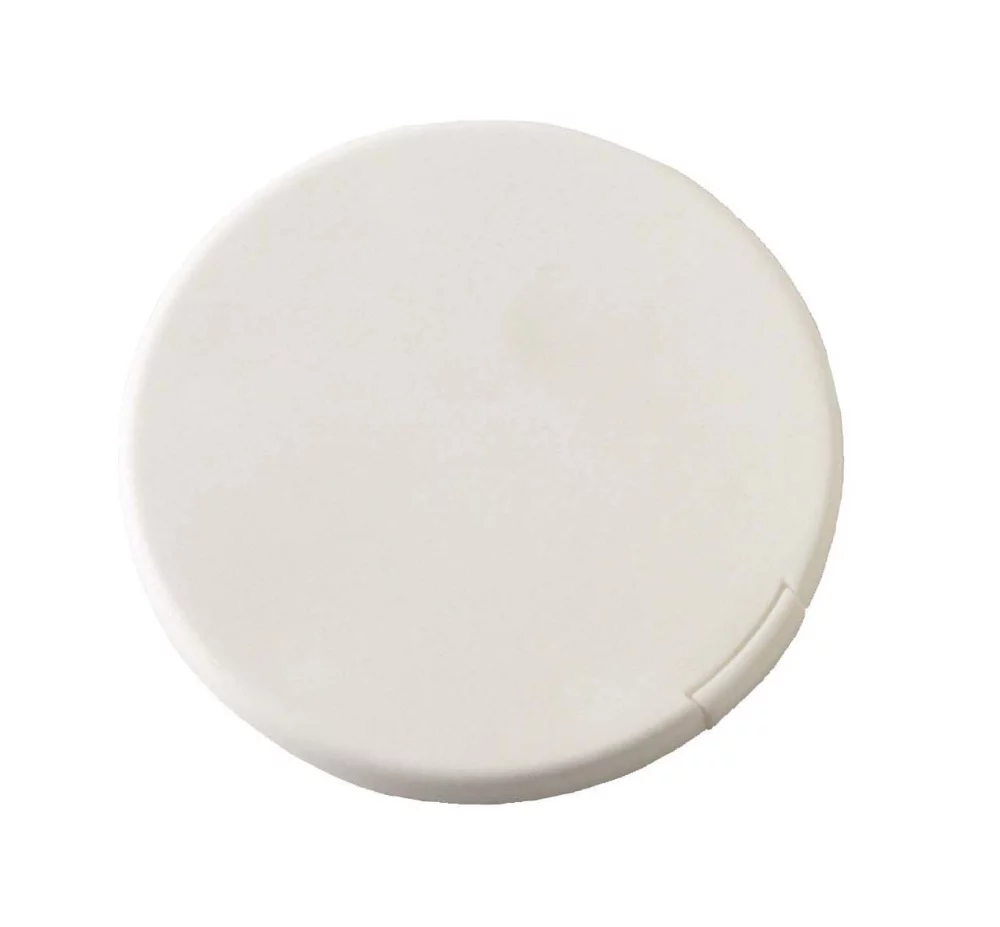 Carte ronde de menthe avec des MicroMints® sans sucre.