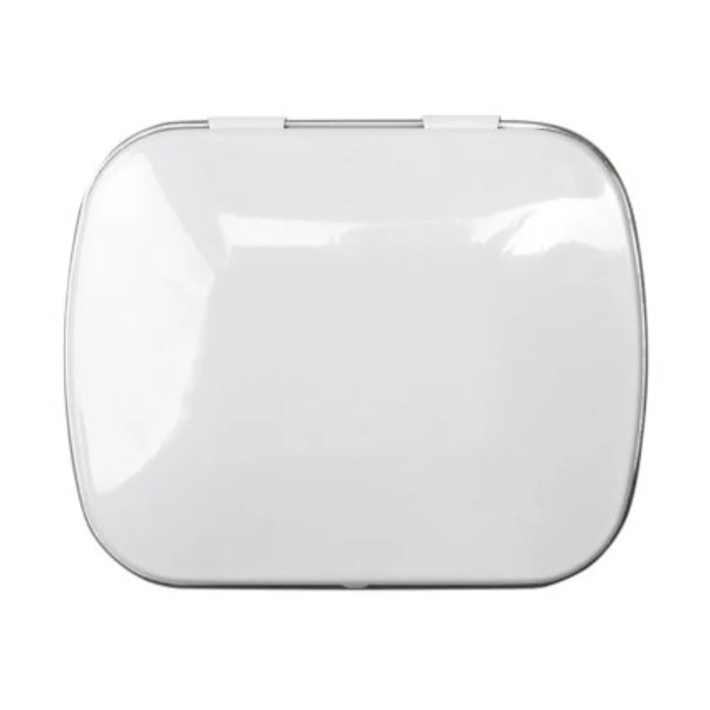 Boîte en forme de dôme - Menthes carrées imprimées