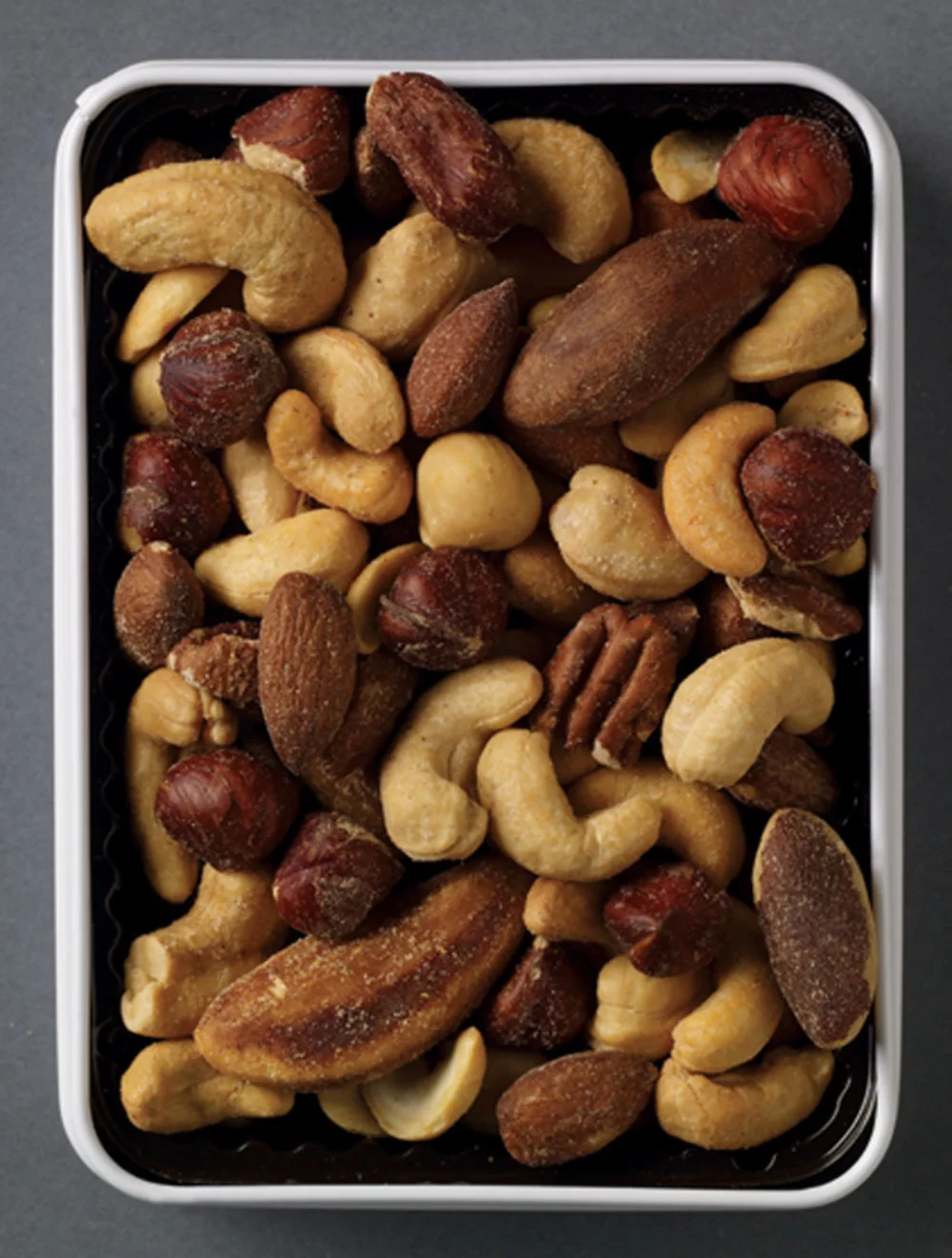 Boîte cadeau souvenir avec mélange de noix de luxe