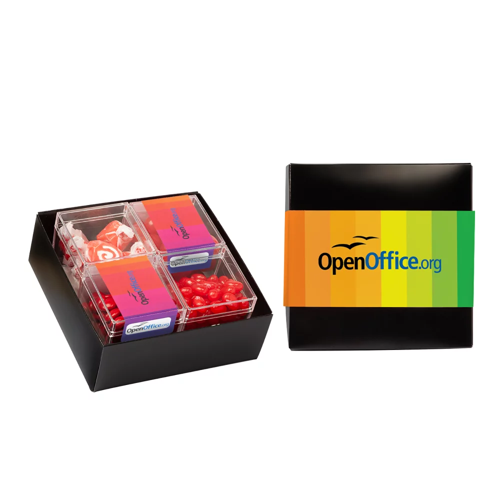 4-Piece Sweet Box Gift Set - Candy by Color Mix