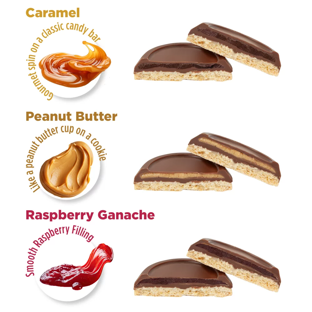 Boîte cadeau de 12 biscuits truffés