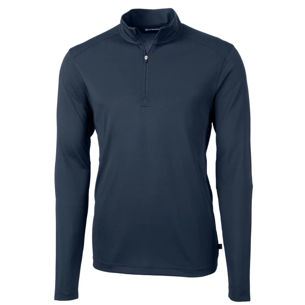 Pull à quart de zip Cutter & Buck Virtue Eco Pique recyclé pour homme grand et grand