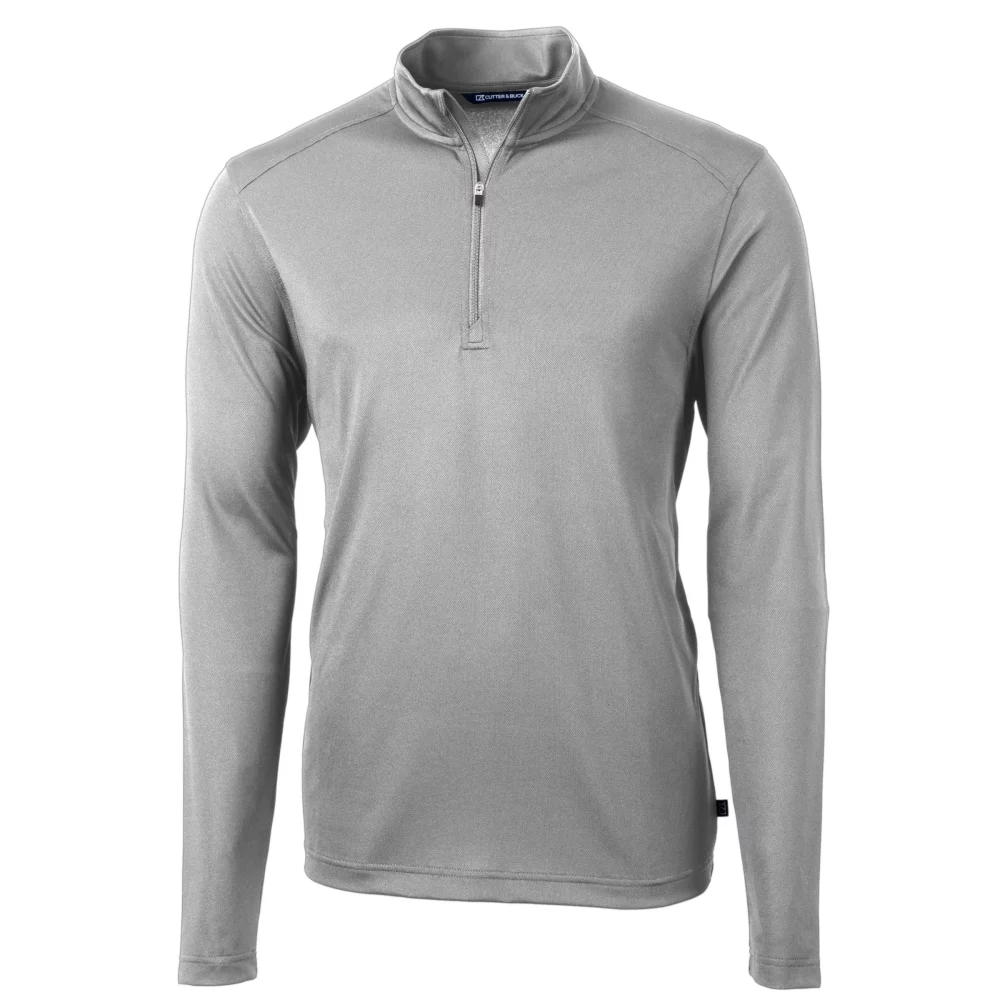 Pull à quart de zip Cutter & Buck Virtue Eco Pique recyclé pour homme grand et grand