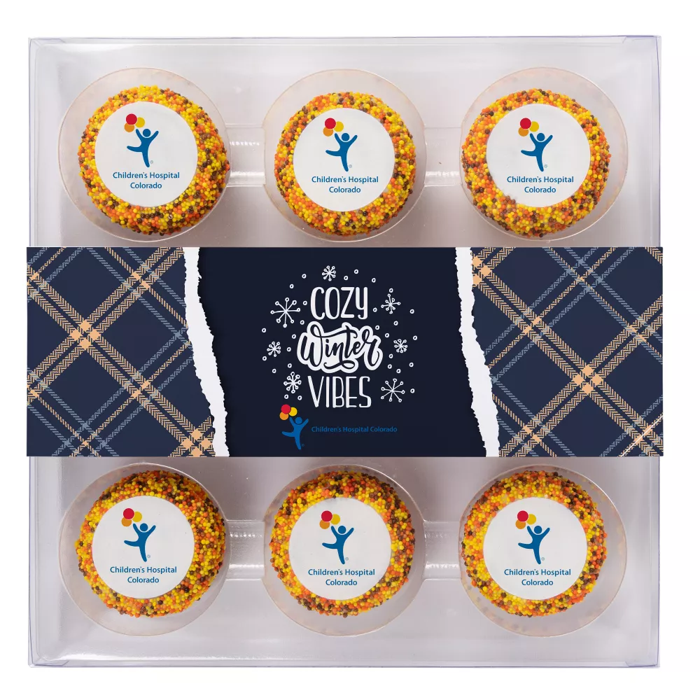 Cookies Sandwich Trempés Personnalisés - 9 pièces