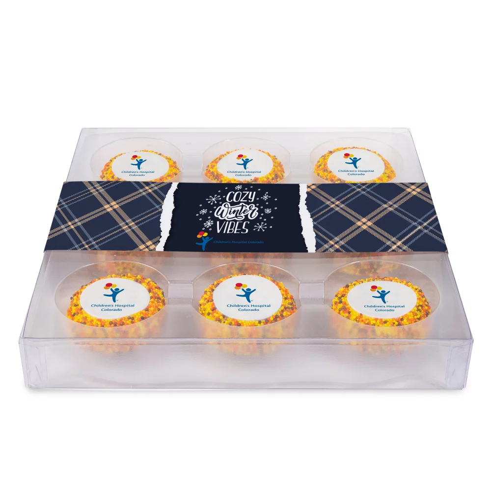 Cookies Sandwich Trempés Personnalisés - 9 pièces