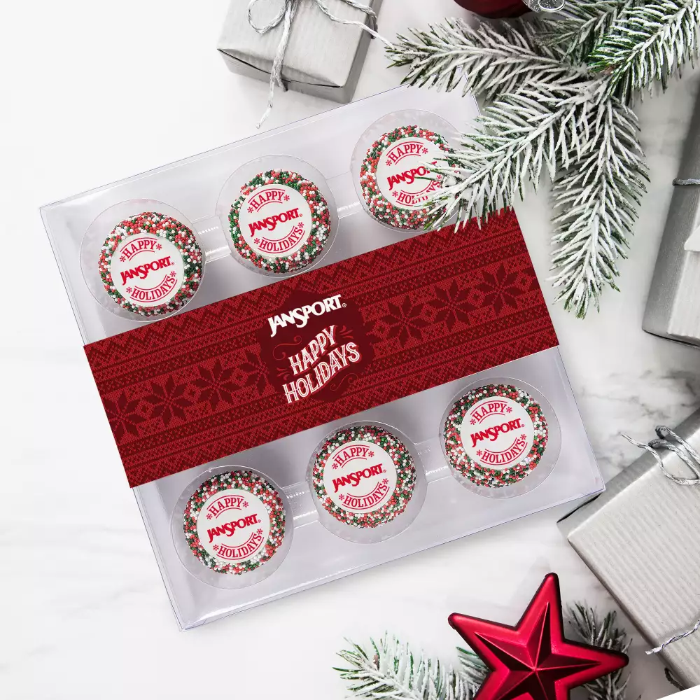 Cookies Sandwich Trempés Personnalisés - 9 pièces