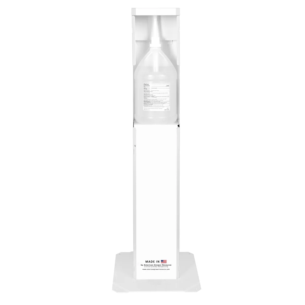 Station de désinfection des mains sans contact avec pédale