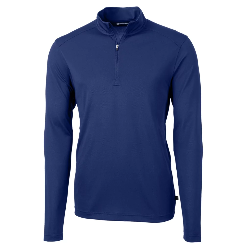 Pull à quart de zip Cutter & Buck Virtue Eco Pique recyclé pour homme grand et grand