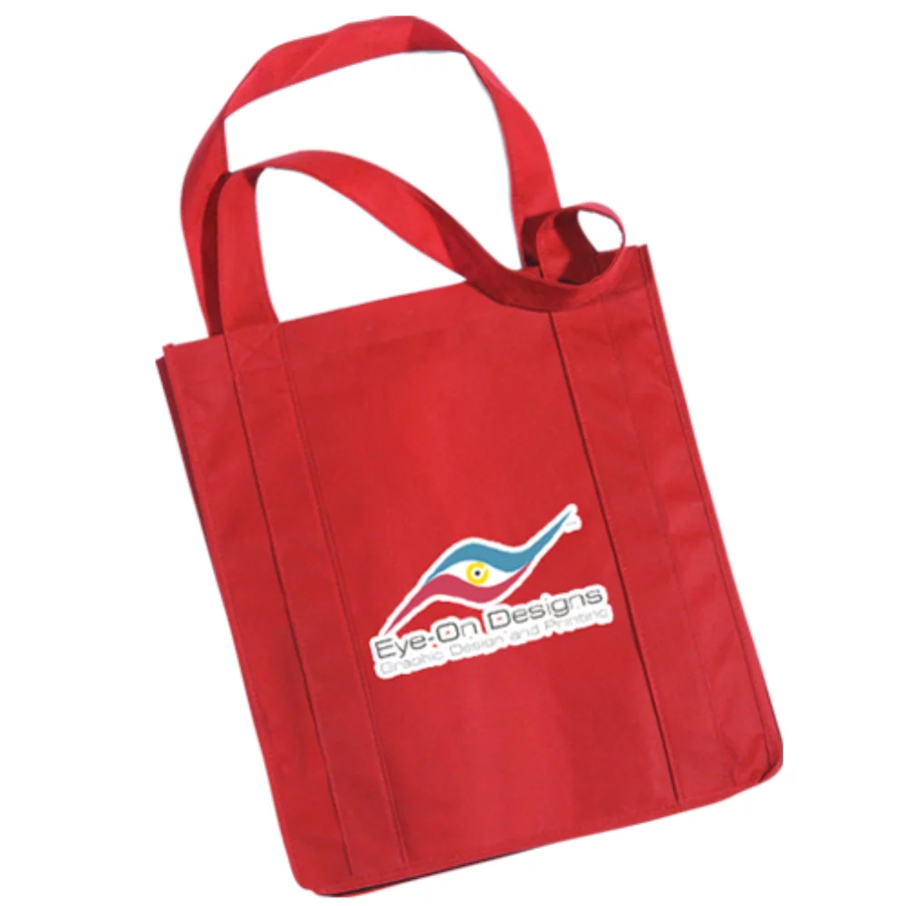 Non-Woven Tote Bag w/ Reinforced Handles - Full Color