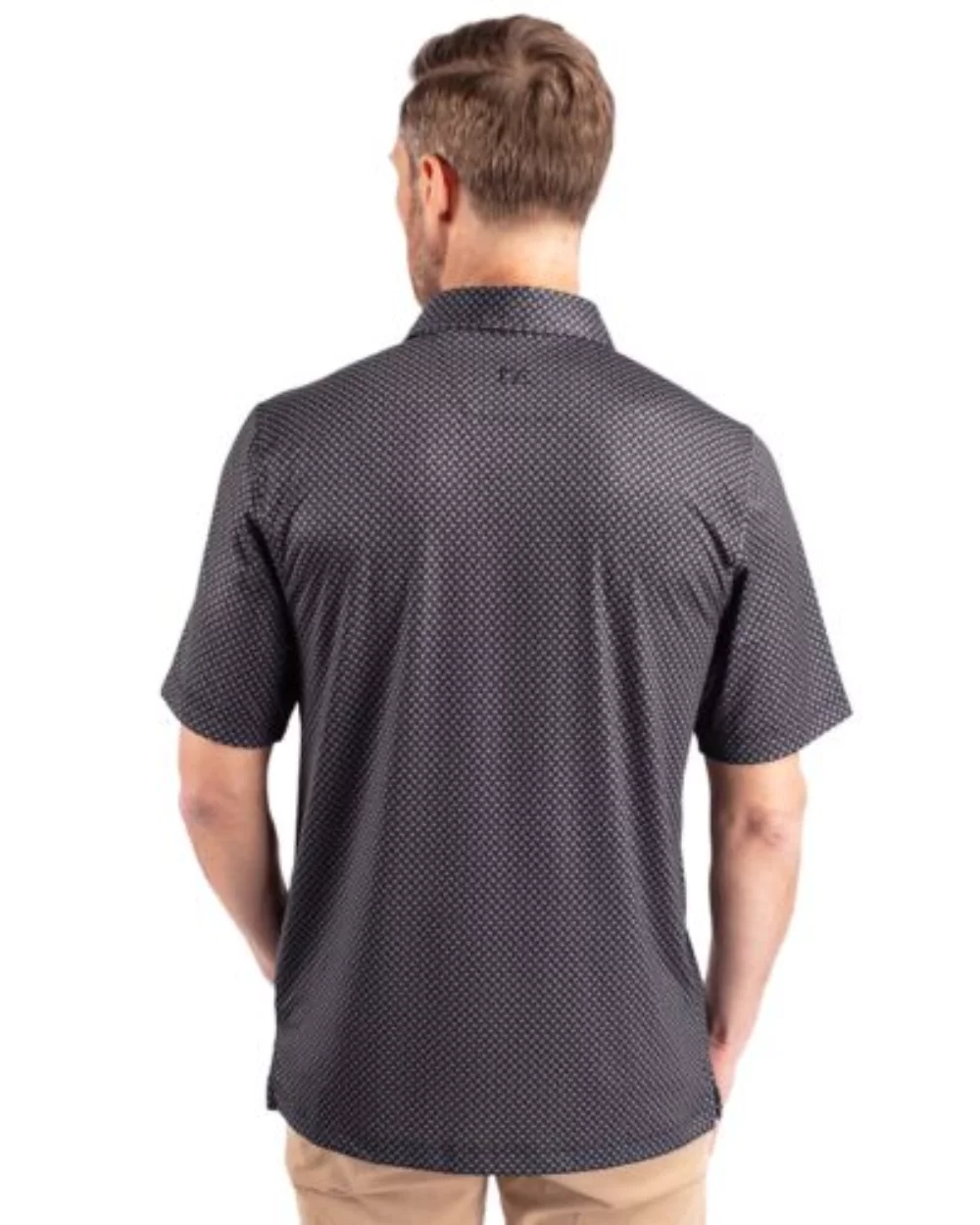 Polo Cutter & Buck Pike Banner Print Stretch pour hommes grands et grands