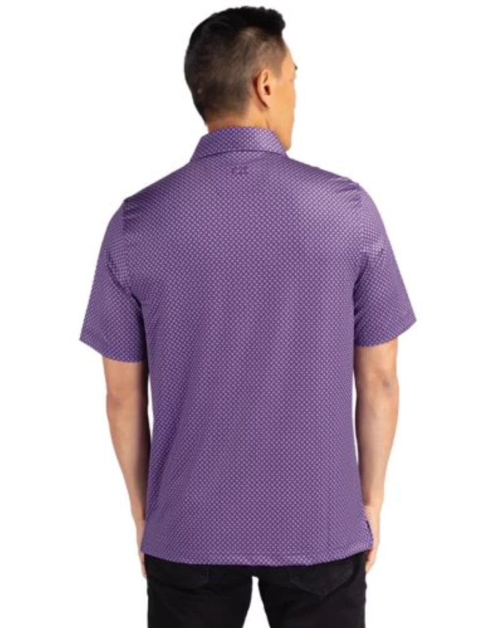 Cutter & Buck Pike Banner Print Stretch Mens Polo