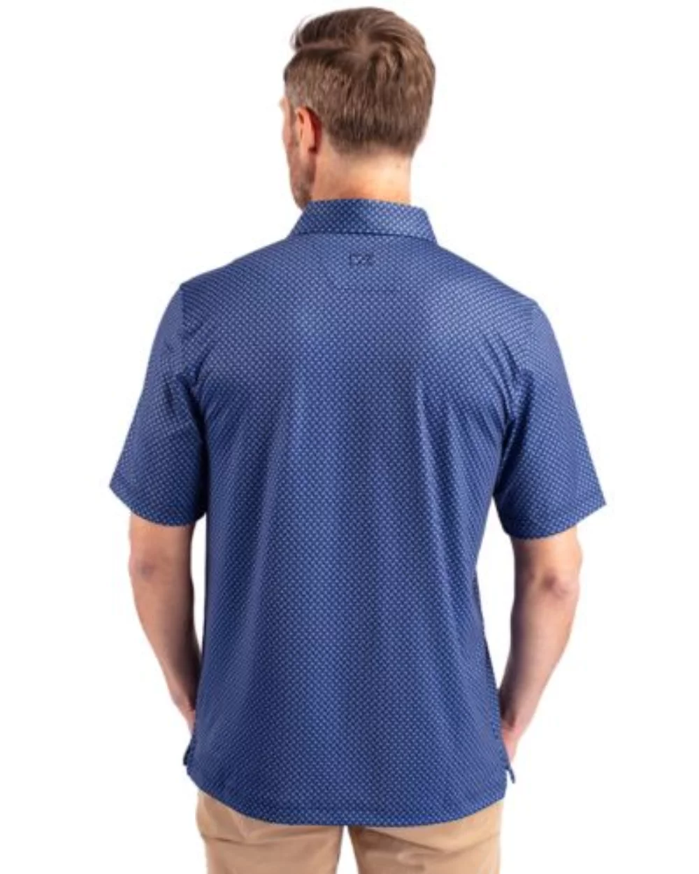 Cutter & Buck Pike Banner Print Stretch Mens Polo