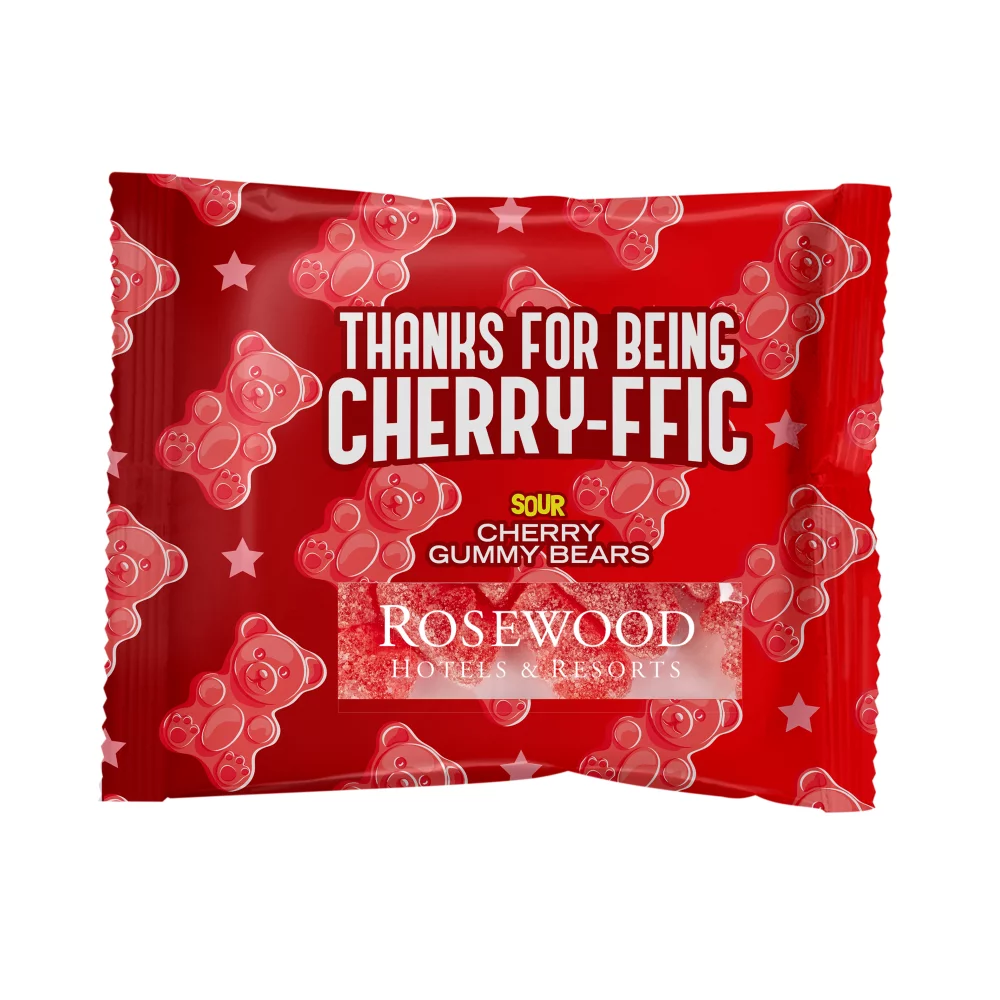 Bonbons par couleur 2 oz. Sac numérique en couleur avec des oursons en gélatine