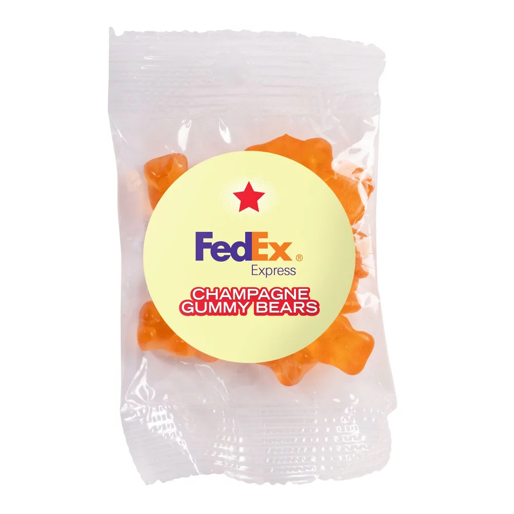 Bonbon par couleur 1 oz. Sac cadeau avec des oursons en gélatine