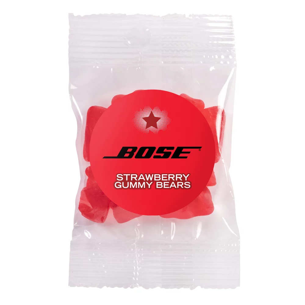 Bonbon par couleur 1 oz. Sac cadeau avec des oursons en gélatine