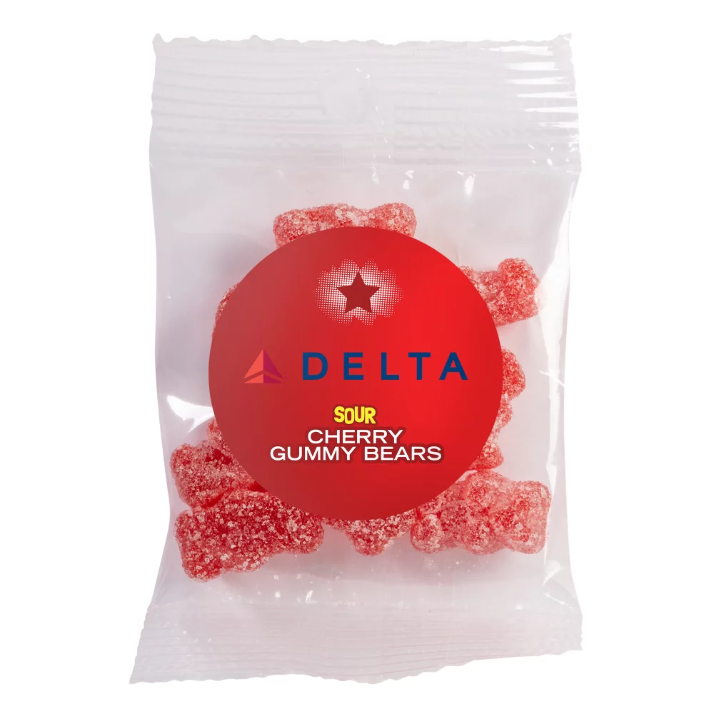 Bonbon par couleur 1 oz. Sac cadeau avec des oursons en gélatine