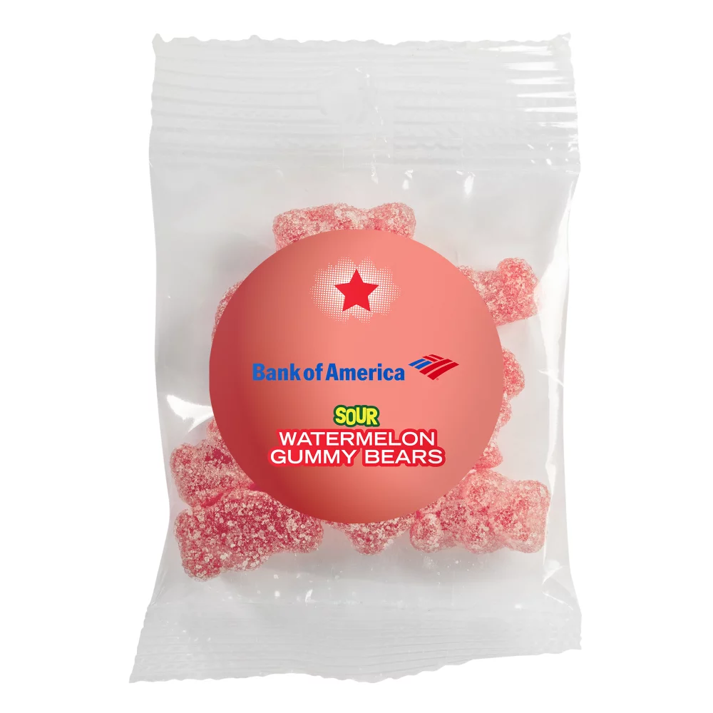 Candy By Color 1 Oz. Goody Bag with Gummy Bears