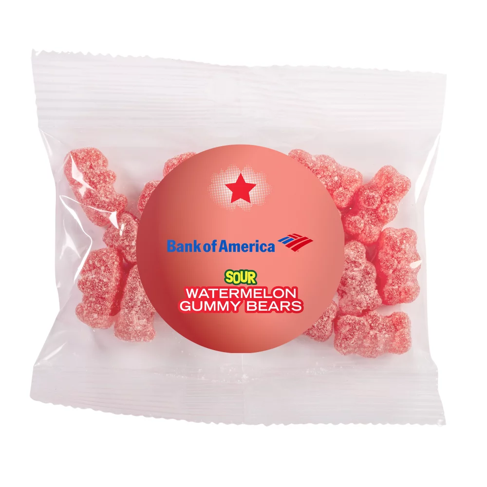 Candy By Color 1 Oz. Full Color DigiBag with Gummy Bears