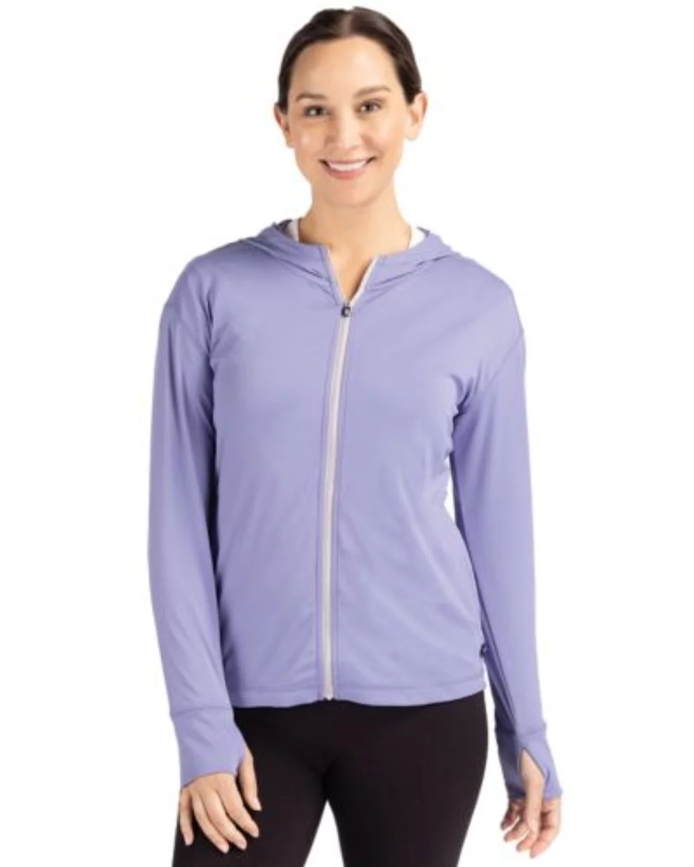 Sweat à capuche zippé intégral pour femme Cutter & Buck Daybreak Eco Recycled